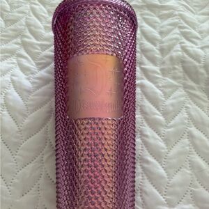 Starbucks Disneyland Pink Studded Tumbler NWT